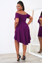 Load image into Gallery viewer, Plus Size Hi-Low Hem Dress
