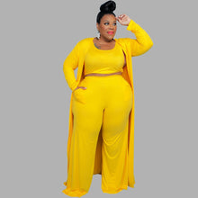 Load image into Gallery viewer, Three Piece Plus Size Lounge Set
