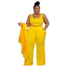 Load image into Gallery viewer, Three Piece Plus Size Lounge Set
