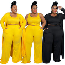 Load image into Gallery viewer, Three Piece Plus Size Lounge Set
