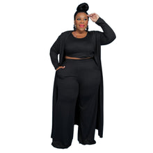 Load image into Gallery viewer, Three Piece Plus Size Lounge Set
