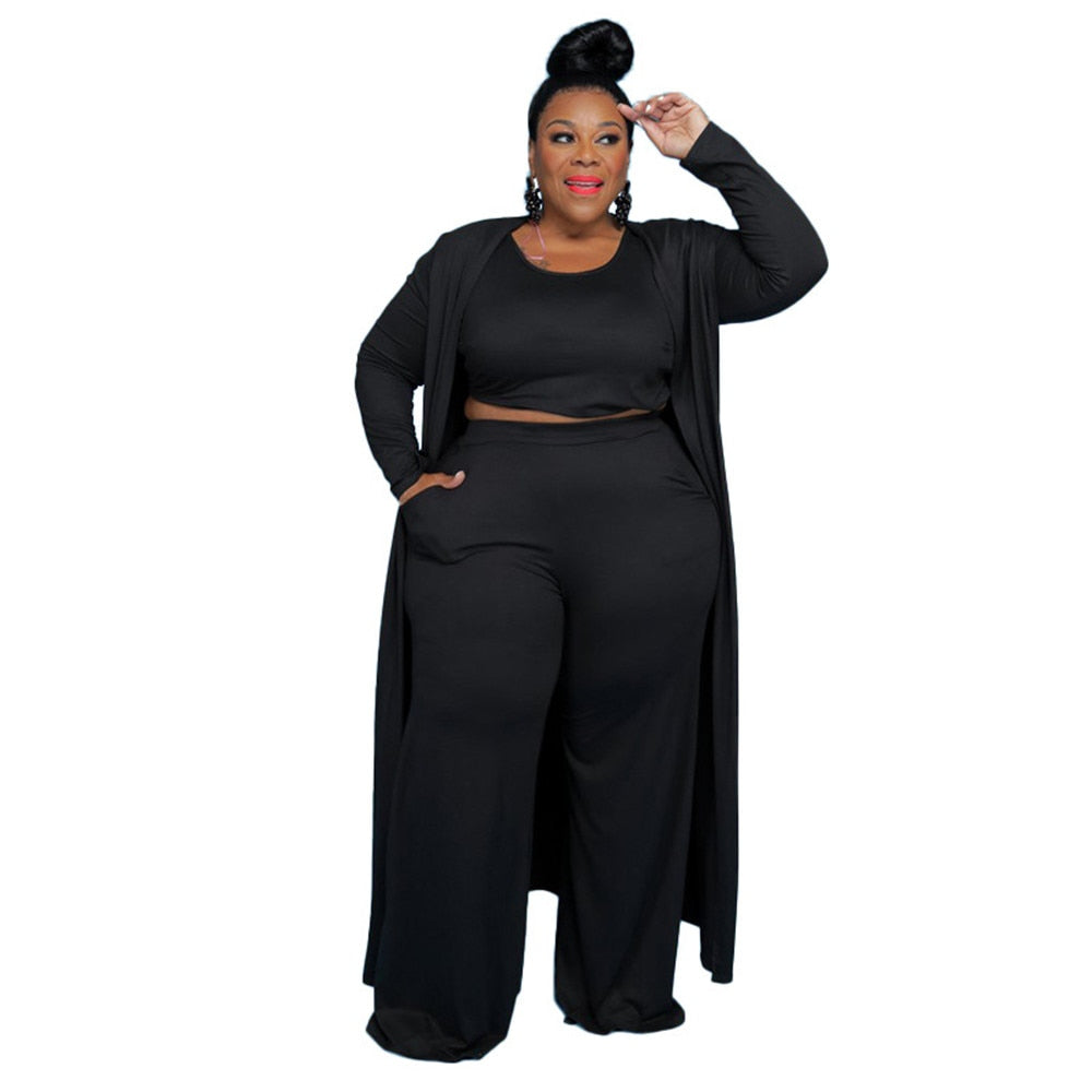 Three Piece Plus Size Lounge Set