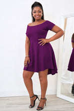 Load image into Gallery viewer, Plus Size Hi-Low Hem Dress
