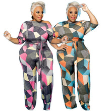 Load image into Gallery viewer, Plus Size Knitted Fitted Jumpsuit
