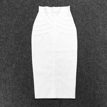 Load image into Gallery viewer, Bandage Midi Skirt Vintage Look
