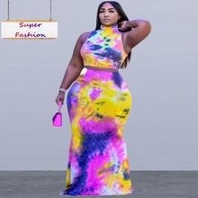 Load image into Gallery viewer, XL-5XL Plus Size Set Two piece set Skirt &amp; Top
